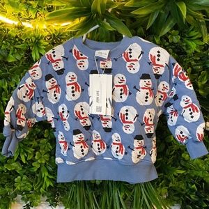 Zara snowman Christmas sweater